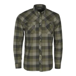 Pinewood Skjorta Lumbo Olive:Suede Brown