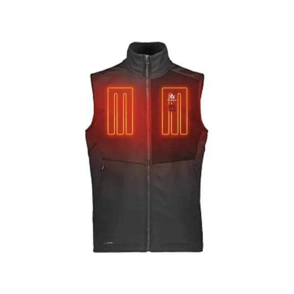 Alaska M's Heat System Vest Green:Black 1
