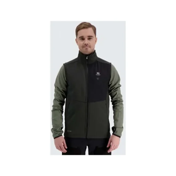 Alaska M's Heat System Vest Green:Black 4