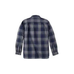 Carhartt M's Flannel Sherpa Lined Shirt Jacket Navy 2