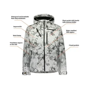 Alaska M's Superior 2 Jacket BlindTech Snow 3