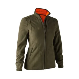 Deerhunter Lady Pam Bonded Fleece Jacket Reversible Orange 1
