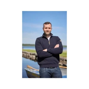 Ivanhoe M's Hugo Half Zip Wb Navy 3