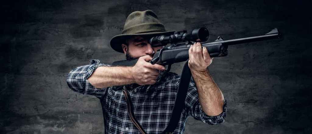 rätt vapen sikte och vapentillbehör för björnjakt