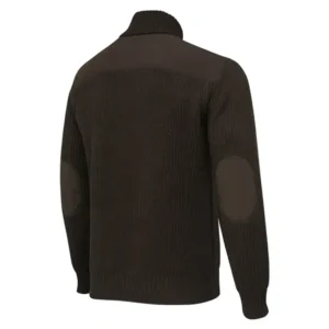 Beretta M Dover Half Zip Tech Sweater Brown Bark & Moss 2