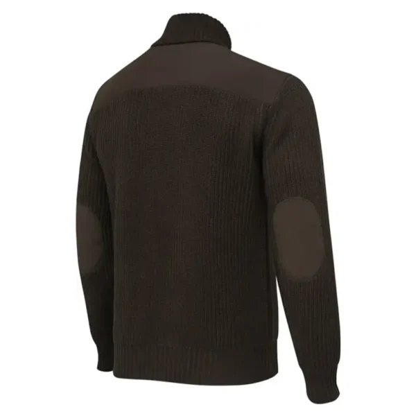 Beretta M Dover Half Zip Tech Sweater Brown Bark & Moss 2