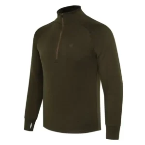 Beretta M Glider Merino Half Zip Sweater Green Moss 1